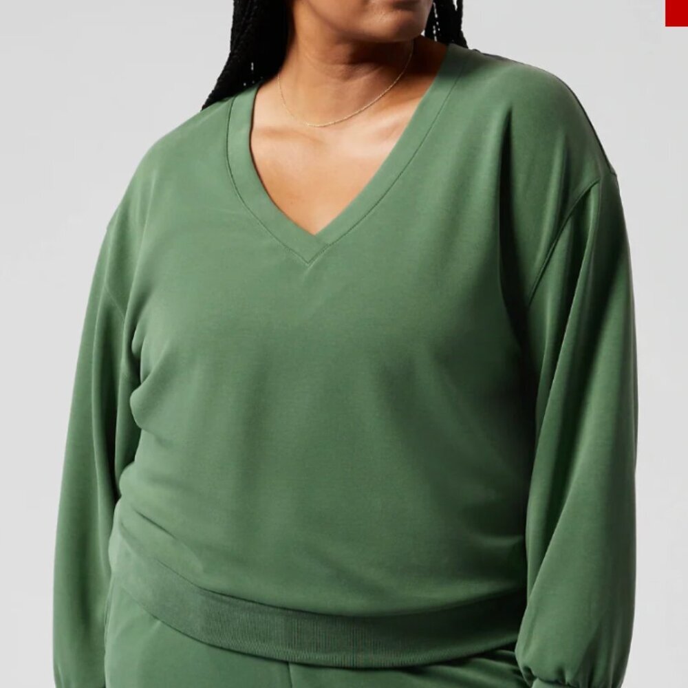 Athleta Seasoft V-Neck Sweater